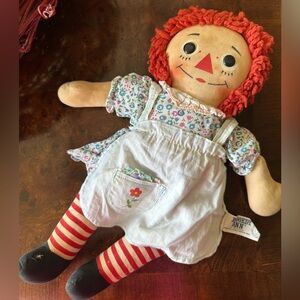Vintage 1970s Raggedy Ann doll
